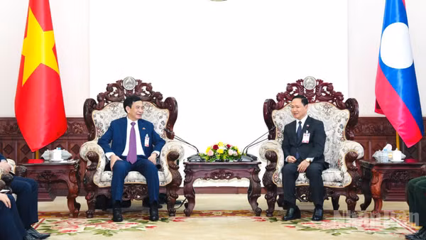Quang cảnh hội kiến. (Ảnh: Cộng tác viên)