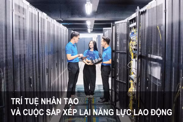 Đội ngũ kỹ sư trẻ của Công ty cổ phần Công nghệ Công nghiệp bưu chính viễn thông (VNPT Technology, Tập đoàn VNPT) nghiên cứu, phát triển sản phẩm và giải pháp công nghệ. (Ảnh: MỸ HÀ)
