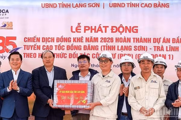 Phát động chiến dịch Đông Khê năm 2026 phấn đấu hoàn thành dự án đường cao tốc Đồng Đăng-Trà Lĩnh vào dịp sinh nhật Bác Hồ tới đây.