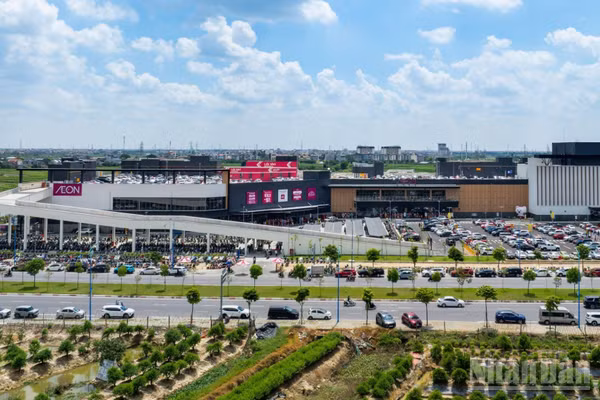 Một góc Trung tâm thương mại Aeon Hải Dương. (Ảnh: LÊ NGUYỄN)