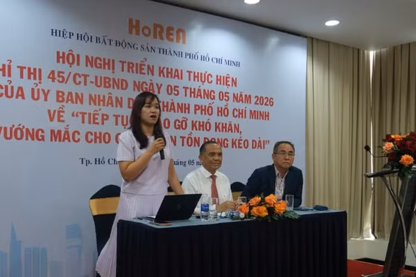 Đại diện các cơ quan, Hiệp hội tổ chức hội nghị triển khai Chỉ thị 45/CT-UBND, ngày 5/5/2026 của Ủy ban nhân dân Thành phố Hồ Chí Minh. 