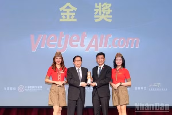 Vietjet nhận giải Vàng về phát triển bền vững giao thông vận tải chuẩn ESG tại Đài Loan (Trung Quốc).