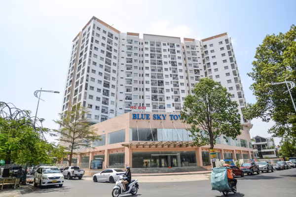 Một dự án nhà ở xã hội tại phường Bình Trưng.