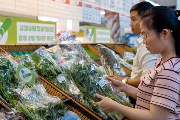 Trong 8 tháng năm 2026, tổng mức bán lẻ hàng hóa và doanh thu dịch vụ tiêu dùng tăng 13,7%. (Ảnh: CTV)