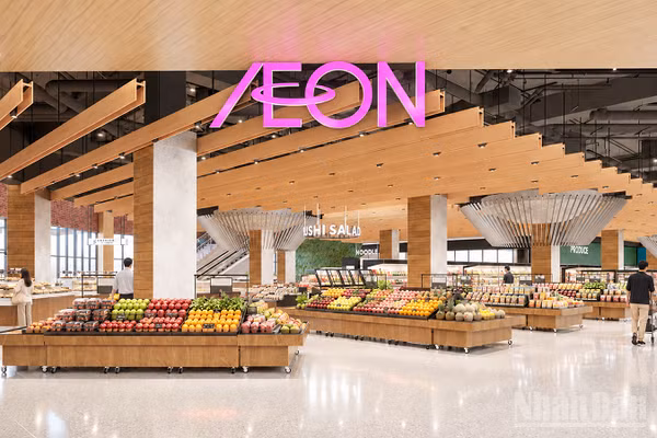 Phối cảnh Trung tâm thương mại Aeon Hải Dương. (Ảnh: LÊ CHÂU)