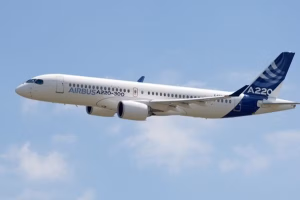 Máy bay A220 do Tập đoàn Airbus sản xuất. (Ảnh: Airbus cung cấp)