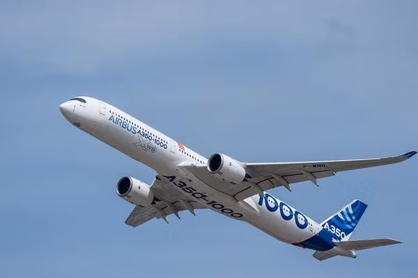 Máy bay A350-1000 do Airbus sản xuất. (Ảnh: Airbus cung cấp)