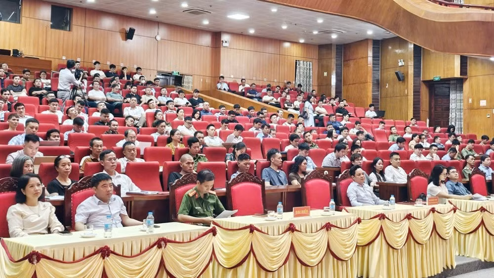 Hơn 700 học viên tham dự hội nghị tập huấn. (Ảnh: LT)