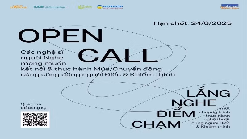 Lắng nghe điểm chạm-sáng kiến đồng sáng tạo nghệ thuật cùng cộng đồng người điếc. 