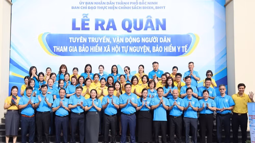 Các đại biểu tại lễ phát động và ra quân Tháng cao điểm. ( Ảnh: N.H)