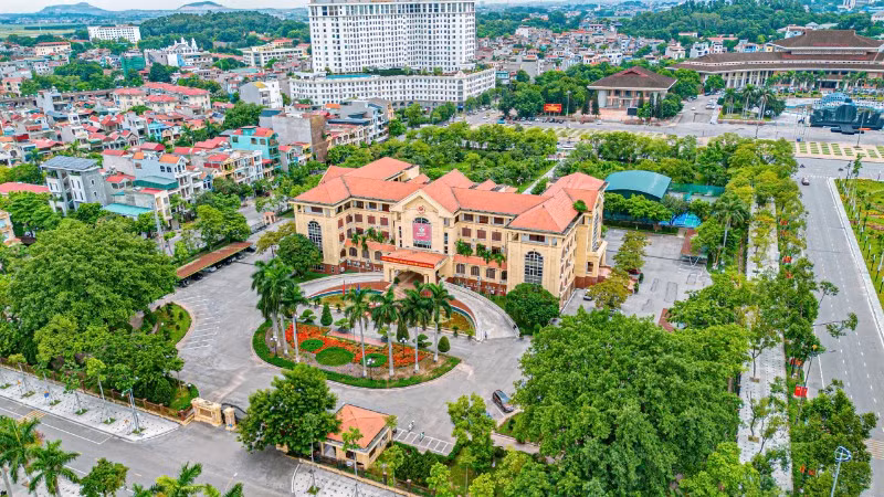 Một góc đô thị phường Kinh Bắc, tỉnh Bắc Ninh.
