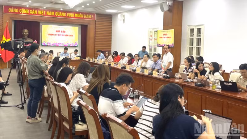 Bộ Văn hóa, Thể thao và Du lịch tổ chức họp báo thường kỳ quý 3/2025. 