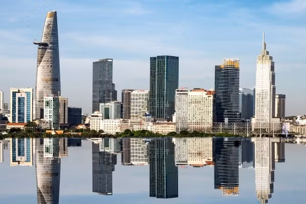 Một góc Thành phố Hồ Chí Minh. (Ảnh: QUỐC THANH)