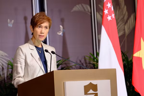 Bộ trưởng Josephine Teo. (Ảnh tư liệu: TTXVN)
