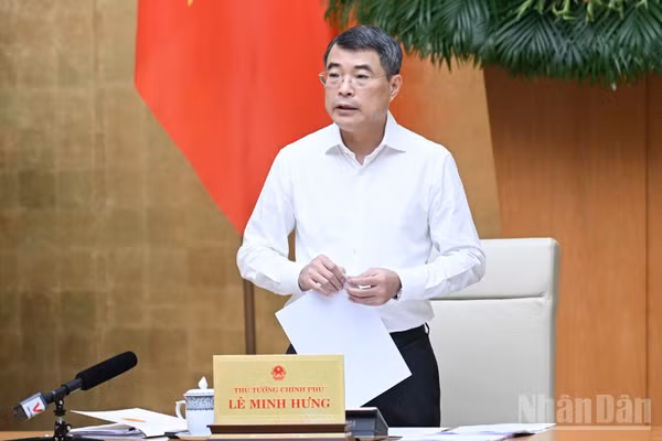 Thủ tướng Chính phủ Lê Minh Hưng. (Ảnh: Trần Hải)