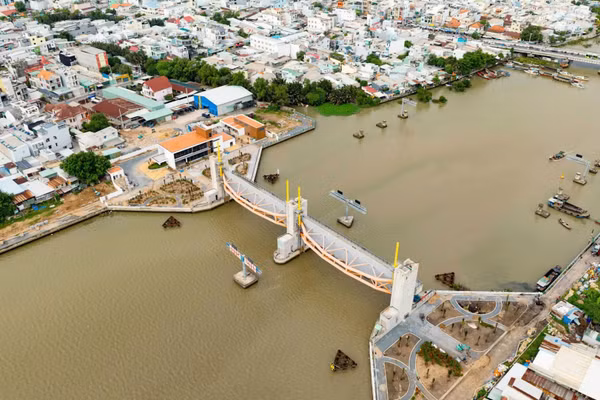 Dự án ngăn triều của Thành phố Hồ Chí Minh đang hoàn thiện, dự tính vận hành từ tháng 11/2026.