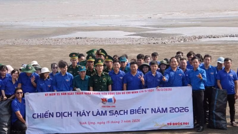 Hoạt động trong Chương trình "Tháng 3 biên giới" tại Vĩnh Long.