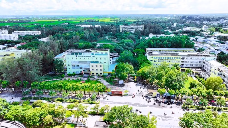 Đại học Trà Vinh được công nhận là điểm du lịch mới của tỉnh Vĩnh Long. (Ảnh: HOÀNG TRUNG)