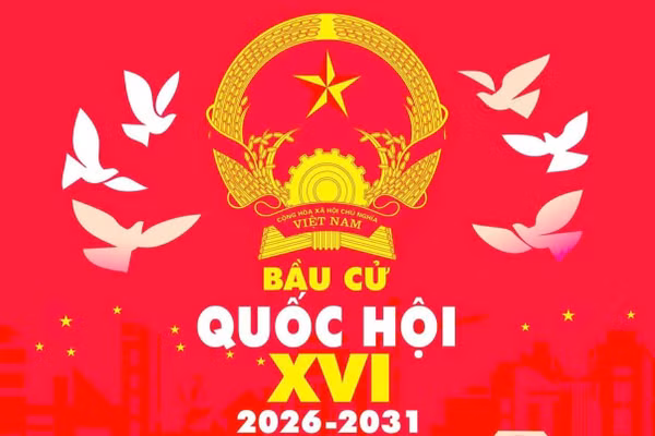 Ảnh minh họa: Tranh phục vụ tuyên truyền bầu cử Quốc hội khóa XVI.