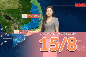 [Video] Dự báo thời tiết ngày 15/8/2026: Mưa dông quay trở lại tại Bắc Bộ, Trung Bộ cục bộ vẫn có nắng nóng gay gắt