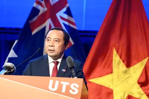 Bộ trưởng Khoa học và Công nghệ Vũ Hải Quân phát biểu. (Ảnh: Bộ Khoa học và Công nghệ cung cấp)