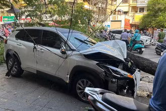 Hiện trường vụ việc. (Ảnh: VĂN PHÚC)