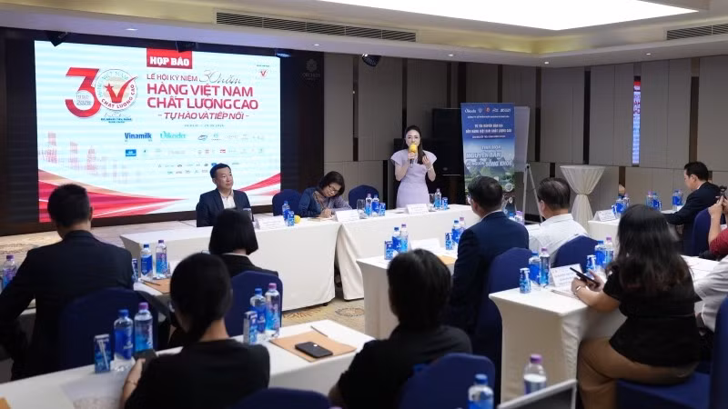 Đại diện doanh nghiệp phát biểu tại sự kiện. (Ảnh: CTV) 33.jpg