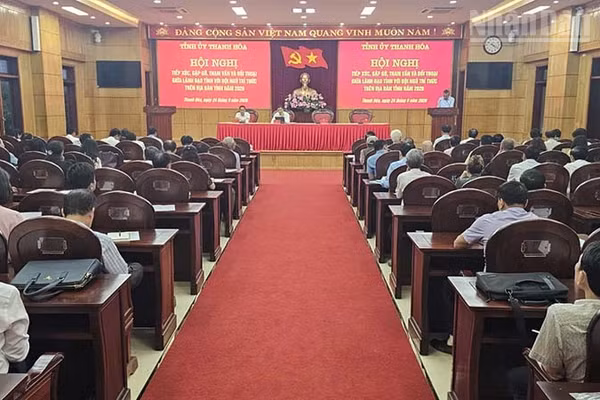 Quang cảnh hội nghị. (Ảnh: Mai Luận)