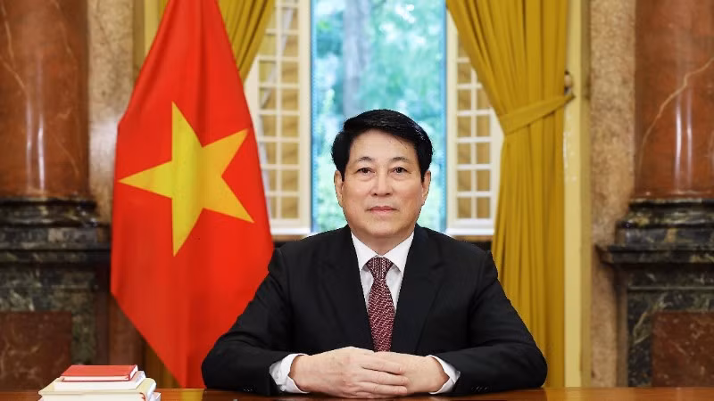 Chủ tịch nước Lương Cường gửi Thông điệp chúc mừng nhân dịp kỷ niệm 80 năm thành lập Liên hợp quốc. (Ảnh: TTXVN)