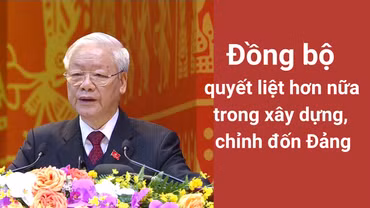 Đồng bộ, quyết liệt hơn nữa trong xây dựng, chỉnh đốn Đảng
