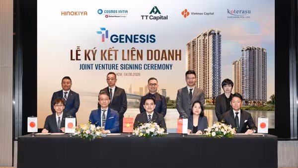 Đại diện các doanh nghiệp ký kết hợp tác.
