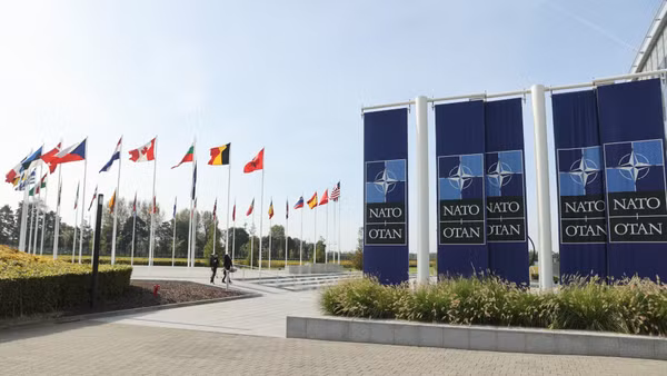 Trụ sở NATO tại Brussels, Bỉ. (Ảnh: THX/TTXVN)