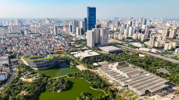 Hà Nội đang phát triển ngày càng hiện đại, năng động. (Ảnh: THẾ ĐẠI)
