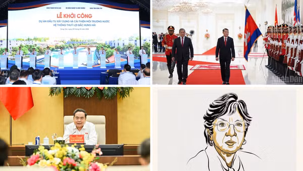 Tin nổi bật ngày 9/10: Cải thiện môi trường nước hệ thống thủy lợi Bắc Hưng Hải; Thủ tướng bắt đầu chuyến thăm chính thức Campuchia