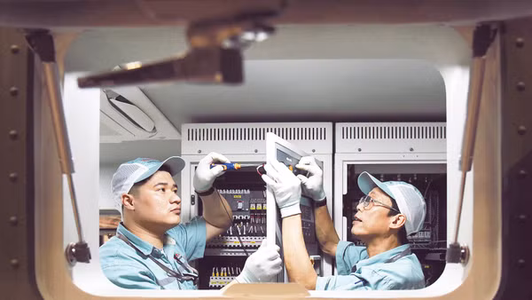 Hoàn thiện sản phẩm tại Tập đoàn Viettel.(Ảnh TRẦN HẢI)