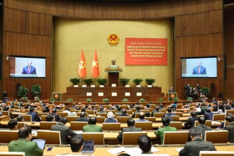 Tổng Bí thư Tô Lâm phát biểu chỉ đạo tại Hội nghị toàn quốc nghiên cứu, học tập, quán triệt và triển khai thực hiện Nghị quyết số 79 và 80. (Ảnh VGP/Nhật Bắc)