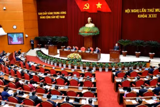 Sau Hội nghị Trung ương 11, khóa XIII, Bộ Chính trị, Ban Bí thư đã ban hành một số Kết luận về tập trung hoàn thành nhiệm vụ sắp xếp tổ chức bộ máy và đơn vị hành chính. (Ảnh: ĐĂNG KHOA)