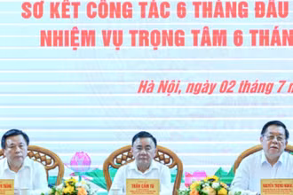 Ban chỉ đạo 35 Trung ương tổ chức Hội nghị triển khai nhiệm vụ trọng tâm 6 tháng cuối năm 2025. (Ảnh: DUY LINH)