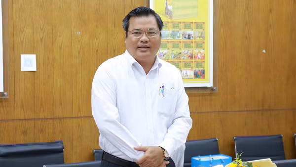 Đồng chí Thái Ngọc Quý phát biểu tại buổi công bố quyết định. (Ảnh: Nhà xuất bản Trẻ)