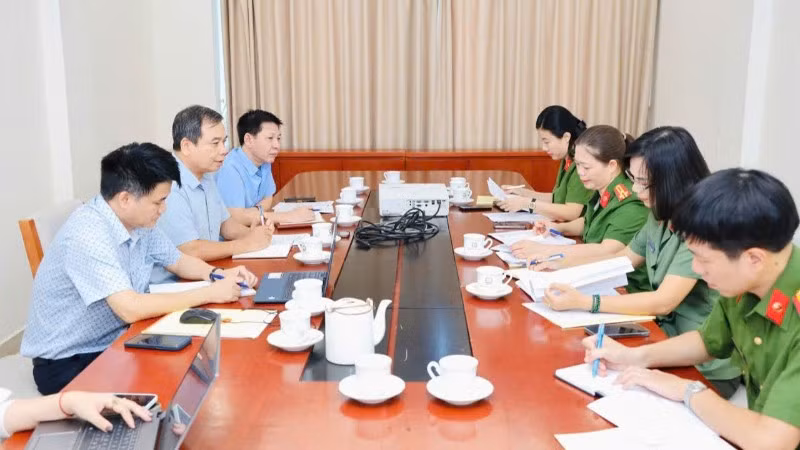 Quang cảnh buổi làm việc. (Ảnh: Bộ Giáo dục và Đào tạo)