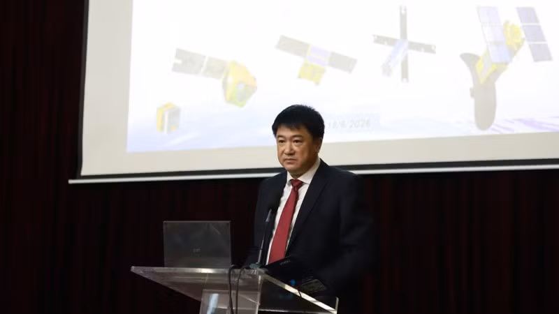 Giáo sư, Tiến sĩ Chu Hoàng Hà, Phó Chủ tịch Viện Hàn lâm Khoa học và Công nghệ Việt Nam phát biểu tại sự kiện. (Ảnh: Kiều Anh)