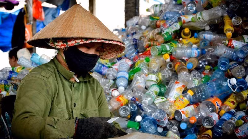 Rác thải nhựa. (Ảnh: UNDP)