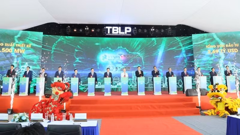 Lễ khởi công nhà máy nhiệt điện LNG Thái Bình, tỉnh Hưng Yên.