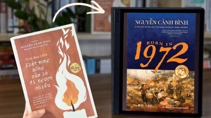 Sách "Sinh năm 1972" bản tiếng Anh vừa ra mắt bạn đọc quốc tế.