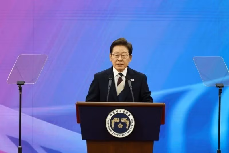 Tân Tổng thống Hàn Quốc Lee Jae-myung. (Ảnh: THX/TTXVN)
