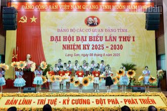 Đại hội Đại biểu lần thứ I, Đảng bộ các cơ quan Đảng tỉnh Lạng Sơn, nhiệm kỳ 2025-2030.