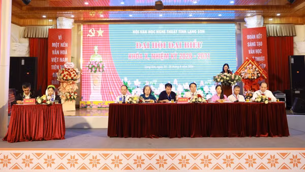 Đại hội đại biểu Hội Văn học Nghệ thuật tỉnh khóa X, nhiệm kỳ 2026 – 2031. (Ảnh : TM)