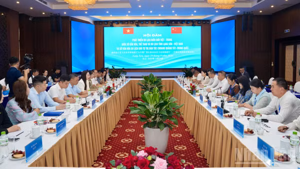 Quang cảnh cuộc Hội đàm. (Ảnh: QUỐC ĐẠT)