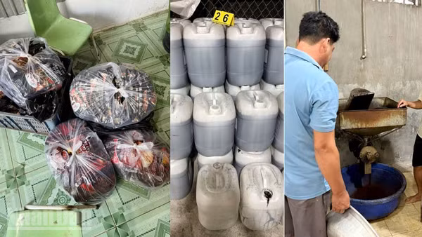 Hiện trường nơi Đỗ Văn Quý sản xuất cà-phê bột giả.