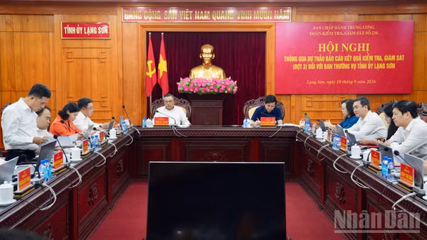 Quang cảnh hội nghị. (Ảnh: QUỐC ĐẠT)